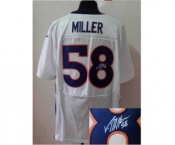 nike nfl jerseys denver broncos #58 miller white[Elite signature]