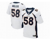 nike nfl jerseys denver broncos #58 von miller white[new Elite]