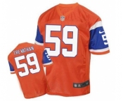 nike nfl jerseys denver broncos #59 trevathan orange[2016 Elite]