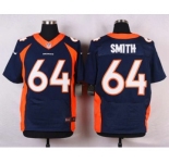 nike nfl jerseys denver broncos #64 smith blue[new Elite]