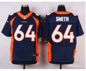 nike nfl jerseys denver broncos #64 smith blue[new Elite]