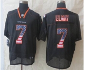 nike nfl jerseys denver broncos #7 john elway black[Elite USA flag fashion]