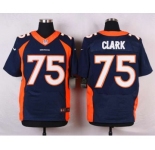 nike nfl jerseys denver broncos #75 clark blue[new Elite]