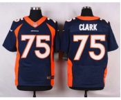 nike nfl jerseys denver broncos #75 clark blue[new Elite]
