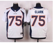 nike nfl jerseys denver broncos #75 clark white[new Elite]