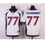 nike nfl jerseys denver broncos #77 gradkoswki white[new Elite][gradkoswki]