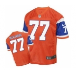 nike nfl jerseys denver broncos #77 mecklenburg orange[2016 Elite][mecklenburg]