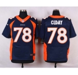 nike nfl jerseys denver broncos #78 clady blue[new Elite]