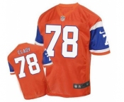 nike nfl jerseys denver broncos #78 clady orange[2016 Elite]