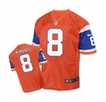 nike nfl jerseys denver broncos #8 mcmanus orange[2016 Elite]