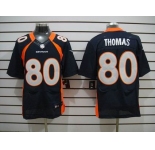 nike nfl jerseys denver broncos #80 thomas blue[elite]