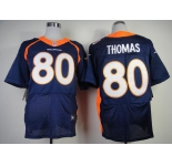 nike nfl jerseys denver broncos #80 thomas blue[new Elite]