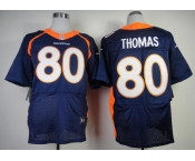 nike nfl jerseys denver broncos #80 thomas blue[new Elite]
