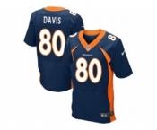 nike nfl jerseys denver broncos #80 vernon davis blue[new Elite][davis]