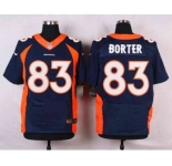 nike nfl jerseys denver broncos #83 borter blue[new Elite]
