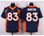 nike nfl jerseys denver broncos #83 borter blue[new Elite]