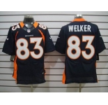 nike nfl jerseys denver broncos #83 welker blue[Elite]