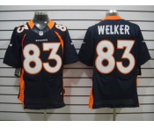 nike nfl jerseys denver broncos #83 welker blue[Elite]