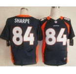 nike nfl jerseys denver broncos #84 sharpe blue[Elite]