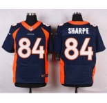 nike nfl jerseys denver broncos #84 sharpe blue[new Elite]
