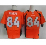 nike nfl jerseys denver broncos #84 sharpe orange[Elite]