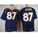 nike nfl jerseys denver broncos #87 eric decker blue[new Elite]
