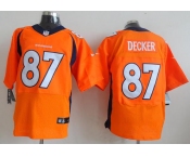nike nfl jerseys denver broncos #87 eric decker orange[new Elite]