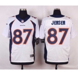 nike nfl jerseys denver broncos #87 jensen white[new Elite][jensen]