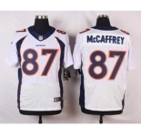 nike nfl jerseys denver broncos #87 mccaffrey white[new Elite][mccaffrey]