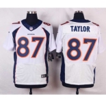 nike nfl jerseys denver broncos #87 taylor white[new Elite][taylor]