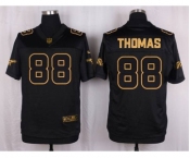 nike nfl jerseys denver broncos #88 thomas black gold collection[Elite]
