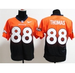 nike nfl jerseys denver broncos #88 thomas orange-blue[Elite drift fashion][second version]