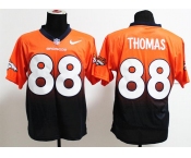 nike nfl jerseys denver broncos #88 thomas orange-blue[Elite drift fashion][second version]