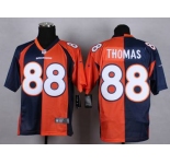 nike nfl jerseys denver broncos #88 thomas orange-blue[Elite split]