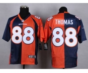 nike nfl jerseys denver broncos #88 thomas orange-blue[Elite split]