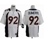 nike nfl jerseys denver broncos #92 dumervil white[elite]