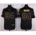 nike nfl jerseys denver broncos #94 ware black gold collection[Elite]