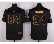 nike nfl jerseys denver broncos #94 ware black gold collection[Elite]