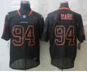 nike nfl jerseys denver broncos #94 ware black[Elite lights out]
