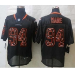 nike nfl jerseys denver broncos #94 ware black[Elite united sideline]