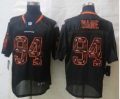 nike nfl jerseys denver broncos #94 ware black[Elite united sideline]