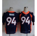 nike nfl jerseys denver broncos #94 ware blue[new Elite]