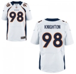 nike nfl jerseys denver broncos #98 knighton white[Elite][knighton]