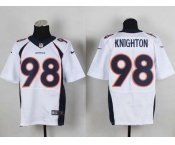 nike nfl jerseys denver broncos #98 knighton white[new Elite][knighton]