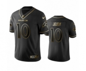 Denver Broncos #10 Jerry Jeudy Black Golden Edition Vapor Limited Jersey