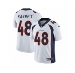 Men Nike Denver Broncos #48 Shaquil Barrett White Vapor Untouchable Limited Player NFL Jersey