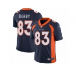 Men Nike Denver Broncos #83 A.J. Derby Navy Blue Alternate Vapor Untouchable Limited Player NFL Jersey