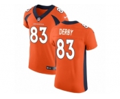 Men Nike Denver Broncos #83 A.J. Derby Orange Team Color Vapor Untouchable Elite Player NFL Jersey