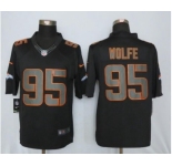 Men Nike Denver Broncos #95 Derek Wolfe Impact Limited Black Jerseys