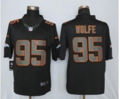 Men Nike Denver Broncos #95 Derek Wolfe Impact Limited Black Jerseys
